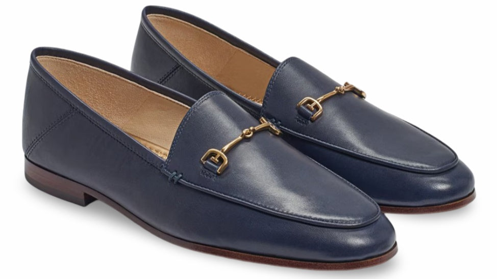 Navy Leather