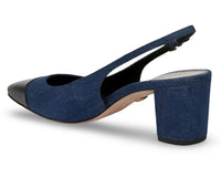 Veronica Beard Women's Cecile60 Cap-Toe Slingback Pumps NW/OB