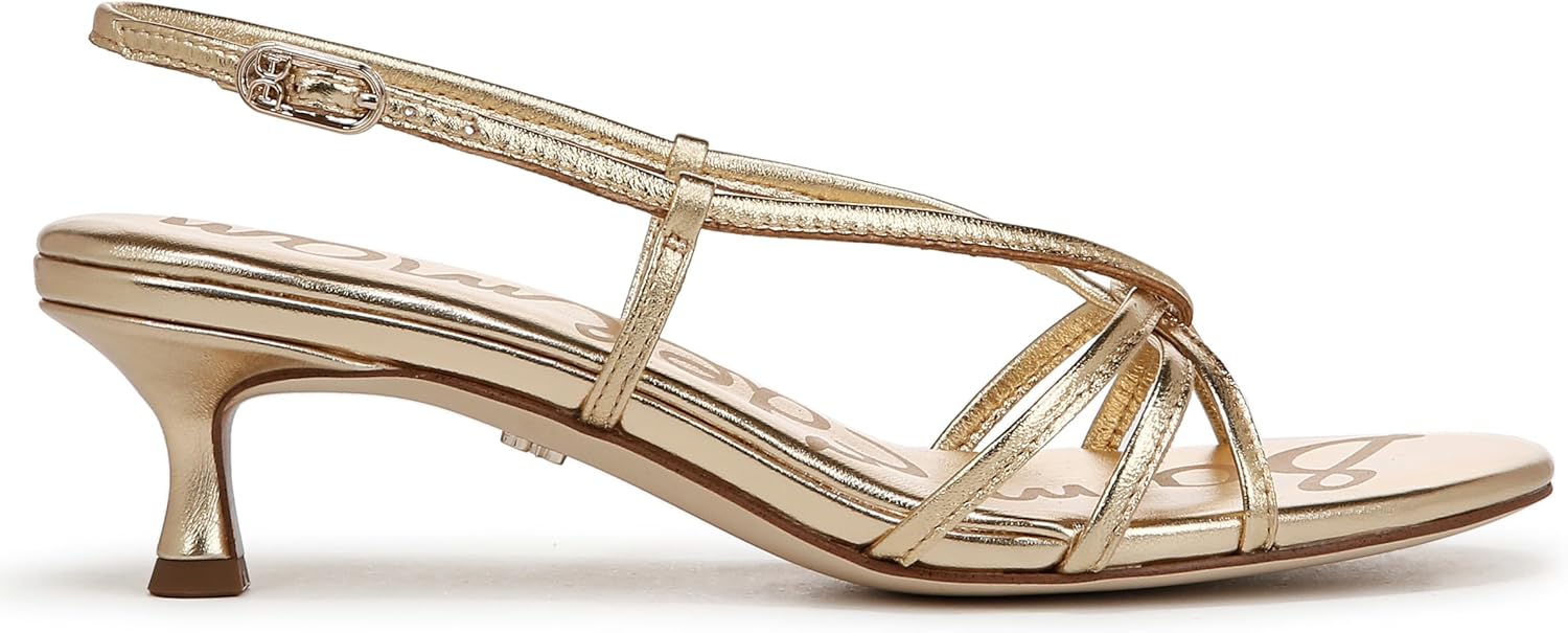 Sam Edelman Women's Cressa Strappy Kitten Heel Sandal NW/OB