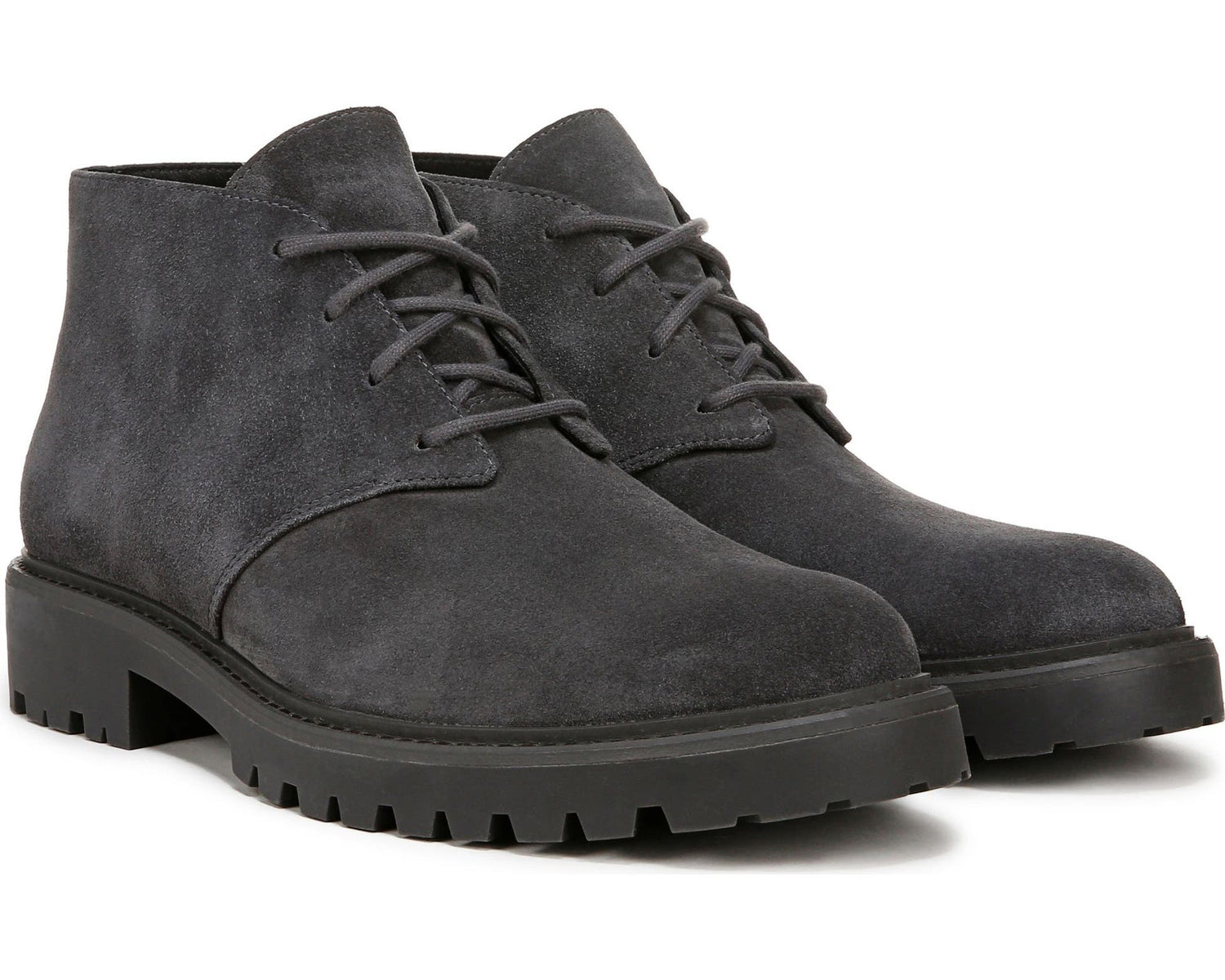 Dark Cinder Grey Suede