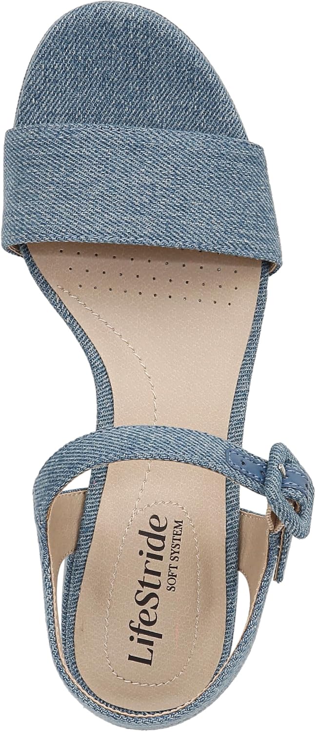 LifeStride Women's Rhythmn Block Heel Sandals NW/OB
