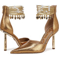 Gold Snake Print