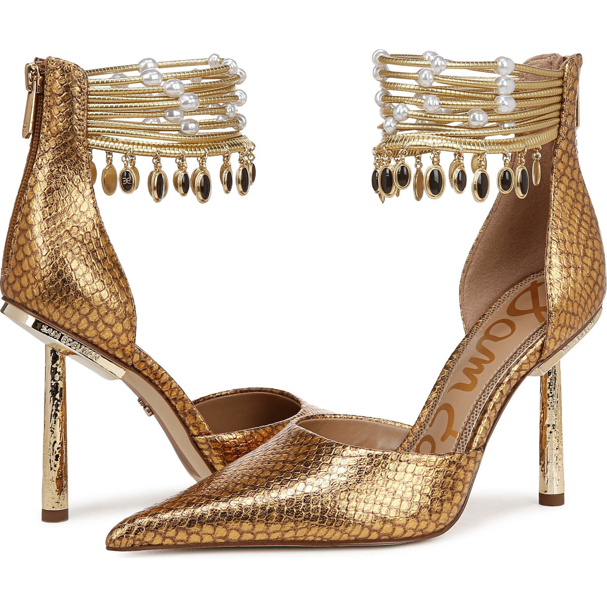 Gold Snake Print
