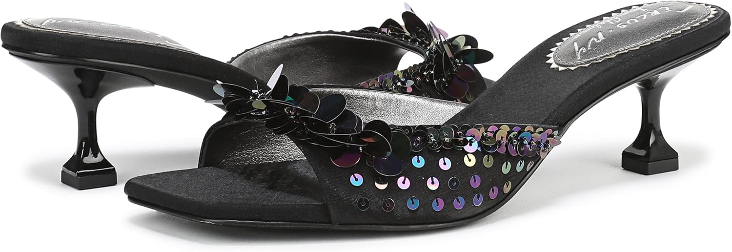 Black Shimmer Satin