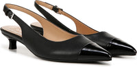 Black Leather Toe Cap