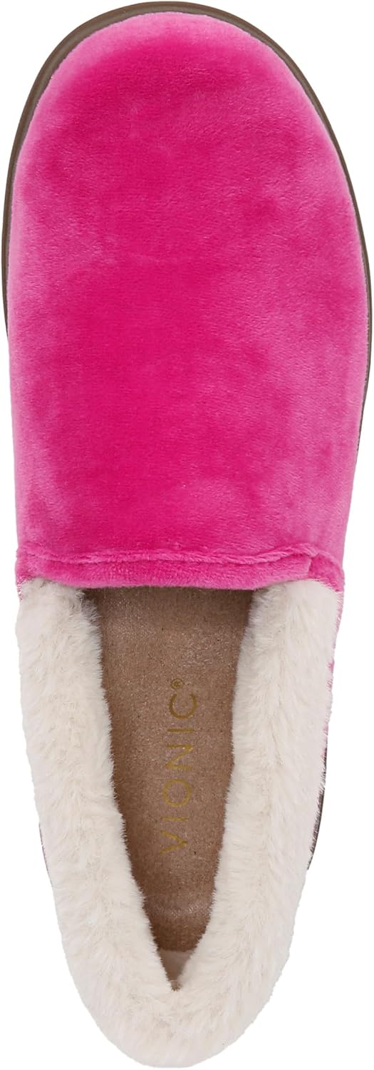 Vionic Women's Clare Cozy Collar Slippers NW/OB