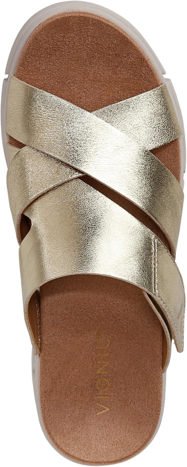 Vionic Women's Uptown Sunset Wedge Slide Sandal NW/OB