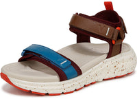 Ivory/Brown Multi Leather