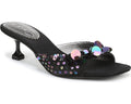 Black Shimmer Satin