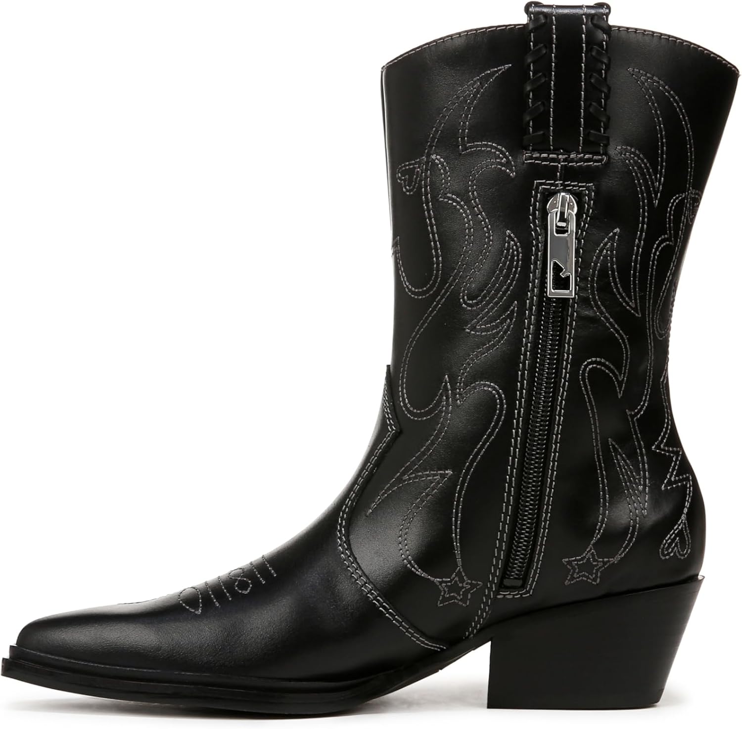 Franco Sarto Women's L-Bianca Mid Shaft Western Boot NW/OB