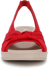 BZees for LifeStride Women's Bell Slingback Wedge Sandals NW/OB