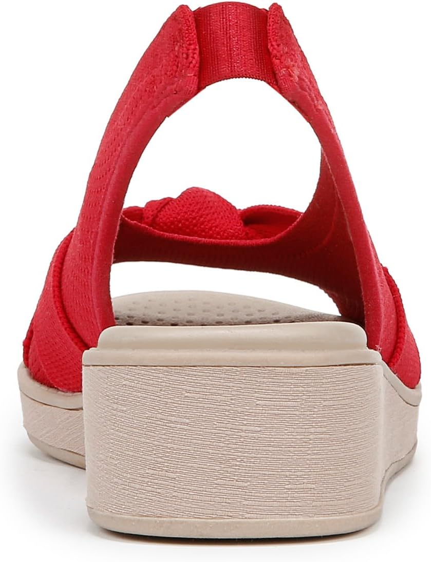 BZees for LifeStride Women's Bell Slingback Wedge Sandals NW/OB