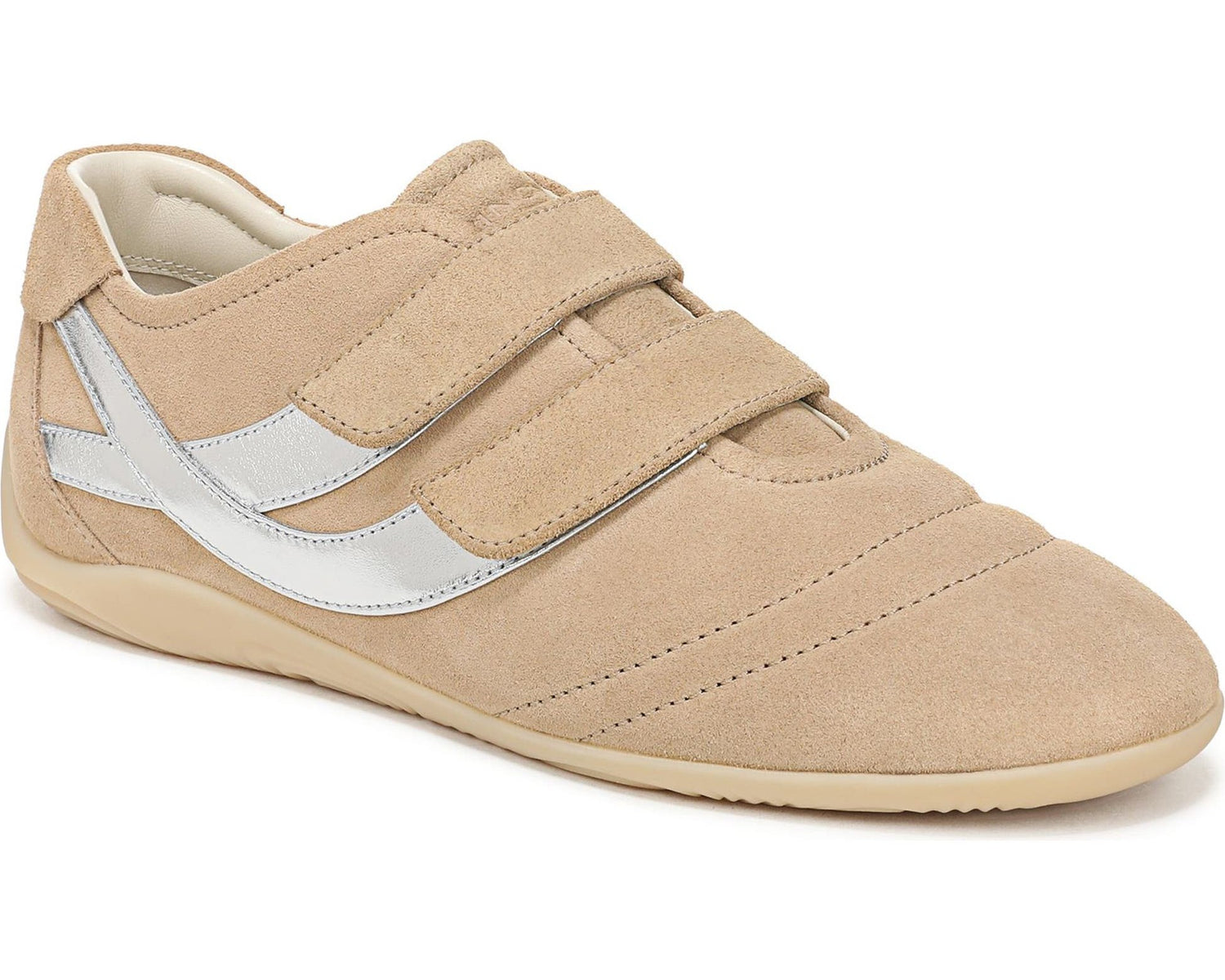 Sand/Silver Suede