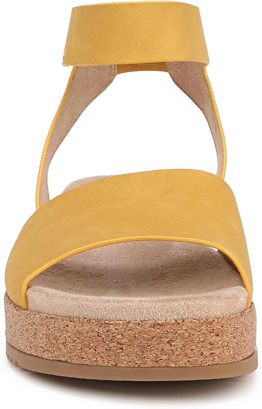 Soul by Naturalizer Women's Deara Platform Flat Sandal NW/OB