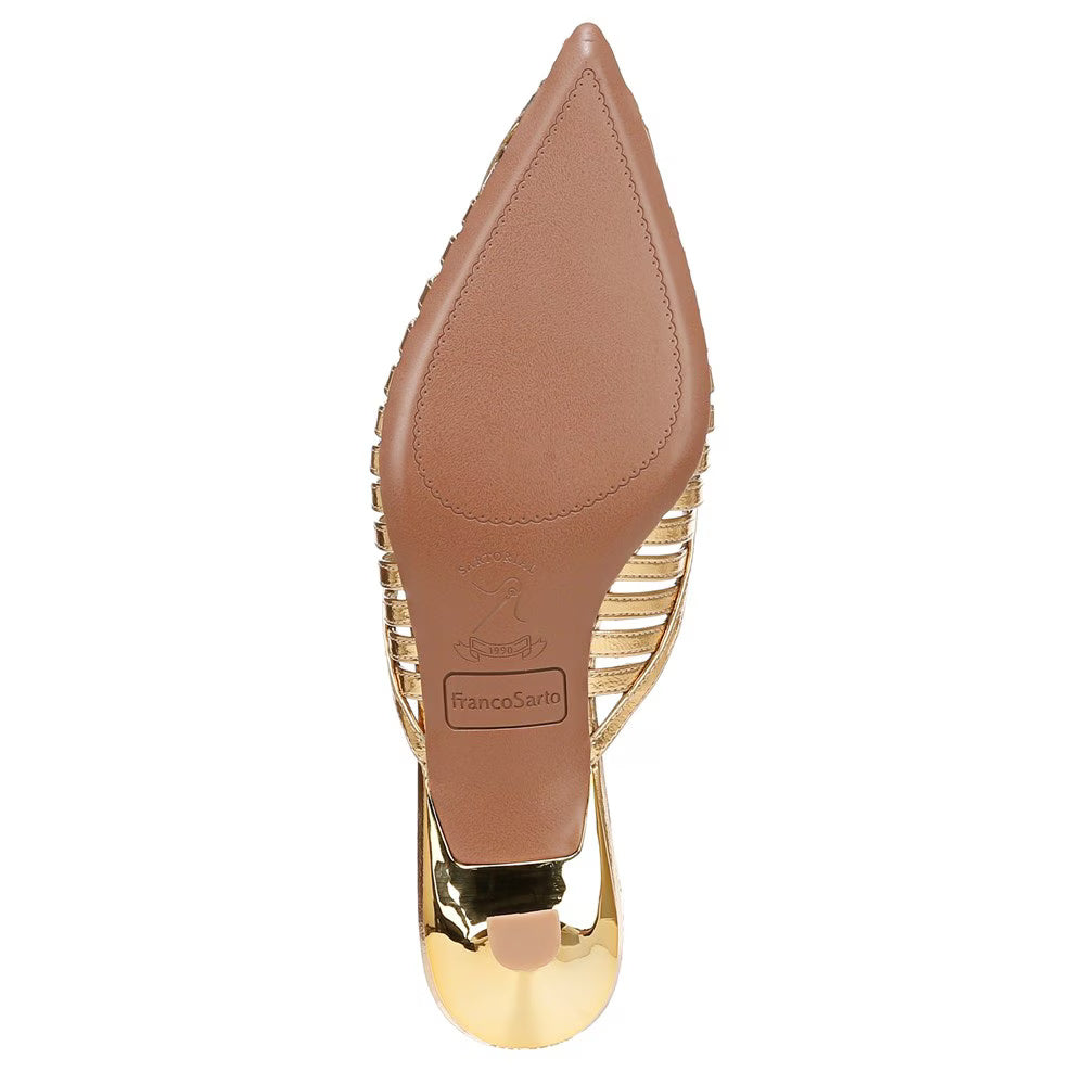 Franco Sarto Marlina Women's Kitten Heel Slingback Pumps NW/OB