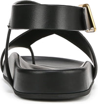 Franco Sarto Women's Blair Toe Loop Buckle Flat Sandals NW/OB
