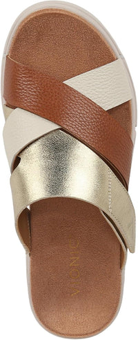 Vionic Women's Uptown Sunset Wedge Slide Sandal NW/OB