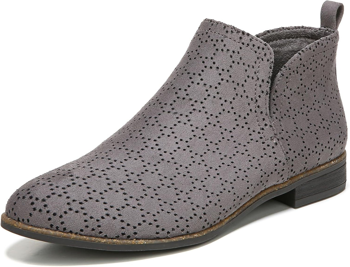 Dark Grey Perforated Microfiber