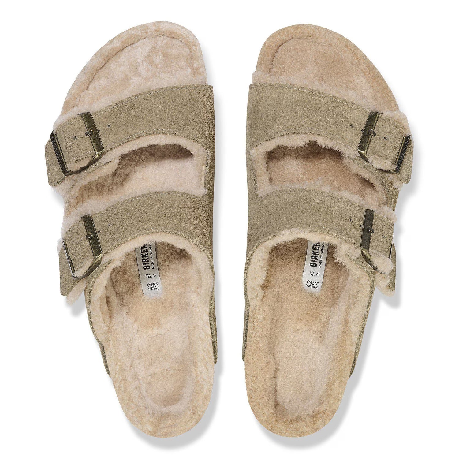 Birkenstock Arizona Shearling Women's Sandals NW/OB