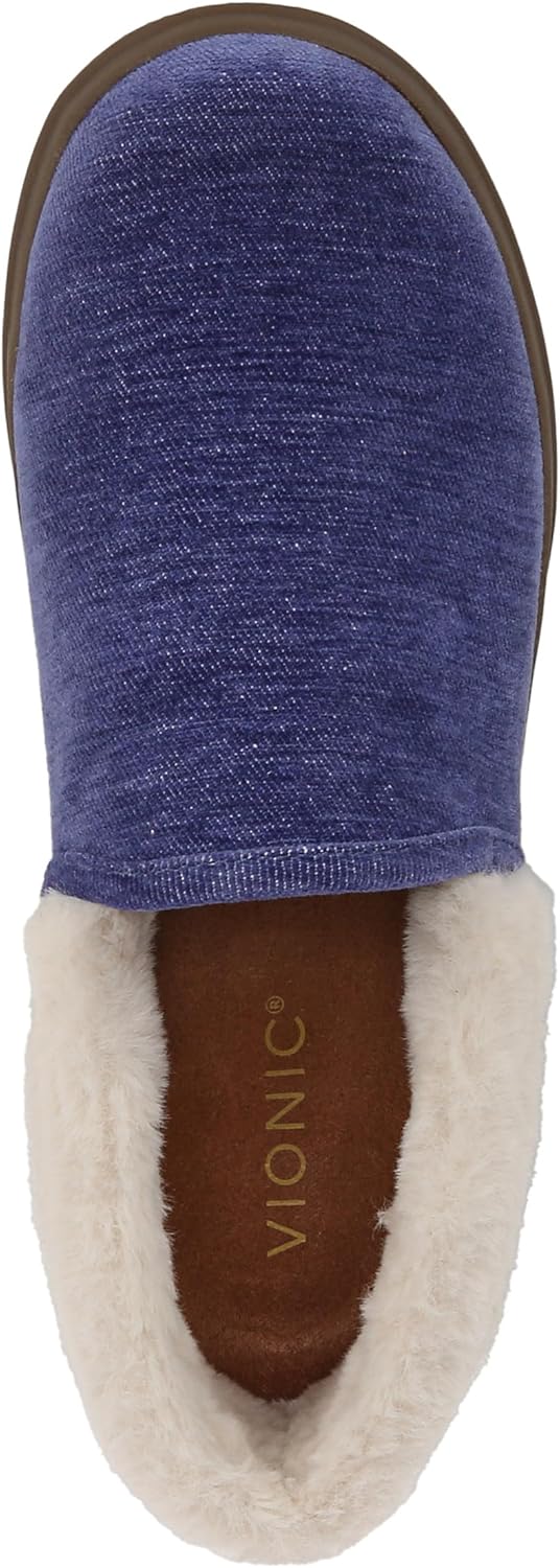 Vionic Women's Clare Cozy Collar Slippers NW/OB