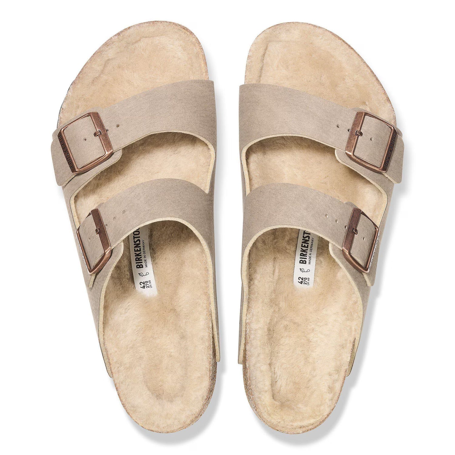Birkenstock Arizona Shearling Women's Sandals NW/OB