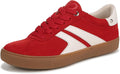 Crimson Red Suede