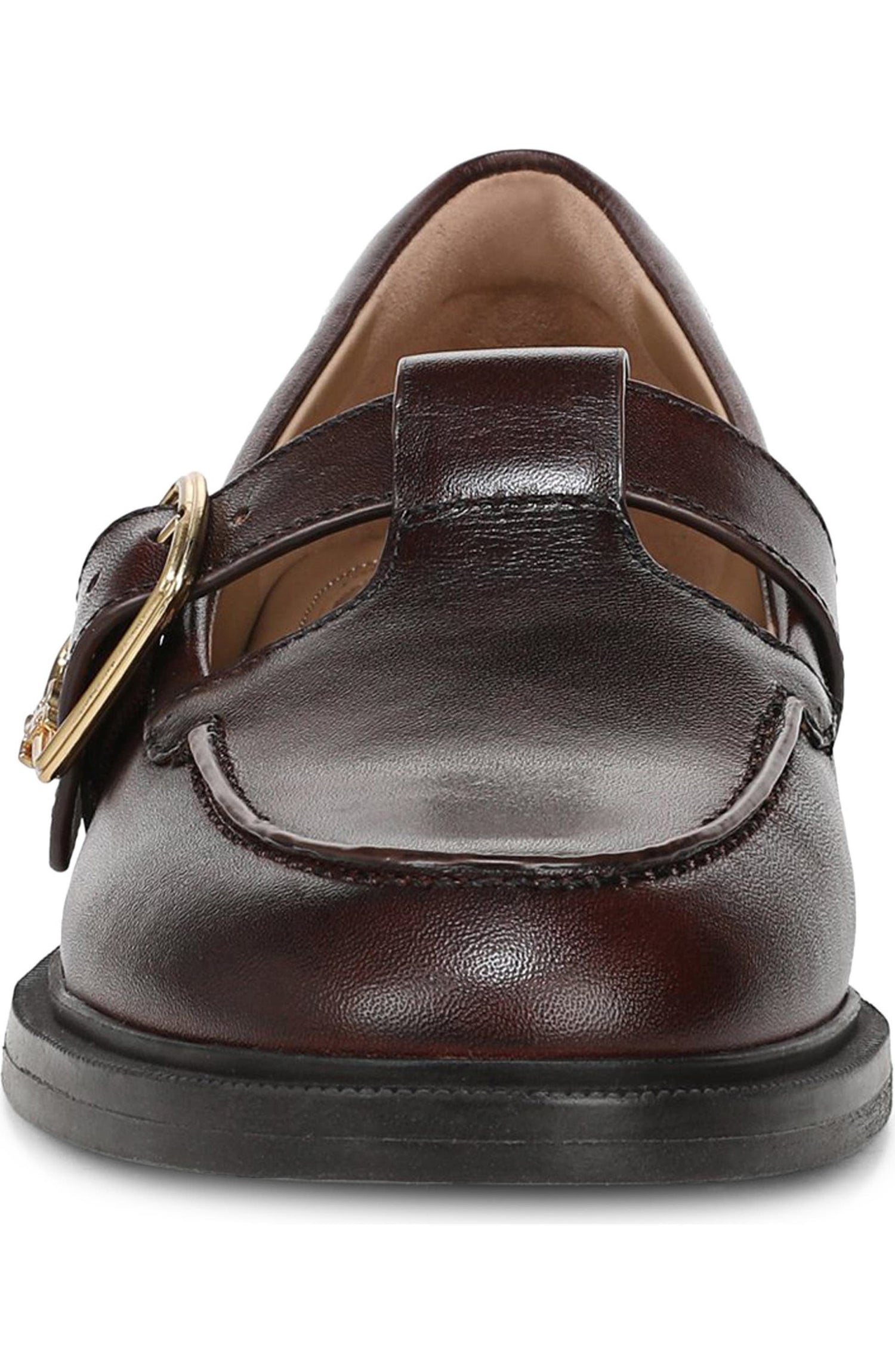 Sam Edelman Women's Elaina T-Strap Buckle Loafers NW/OB