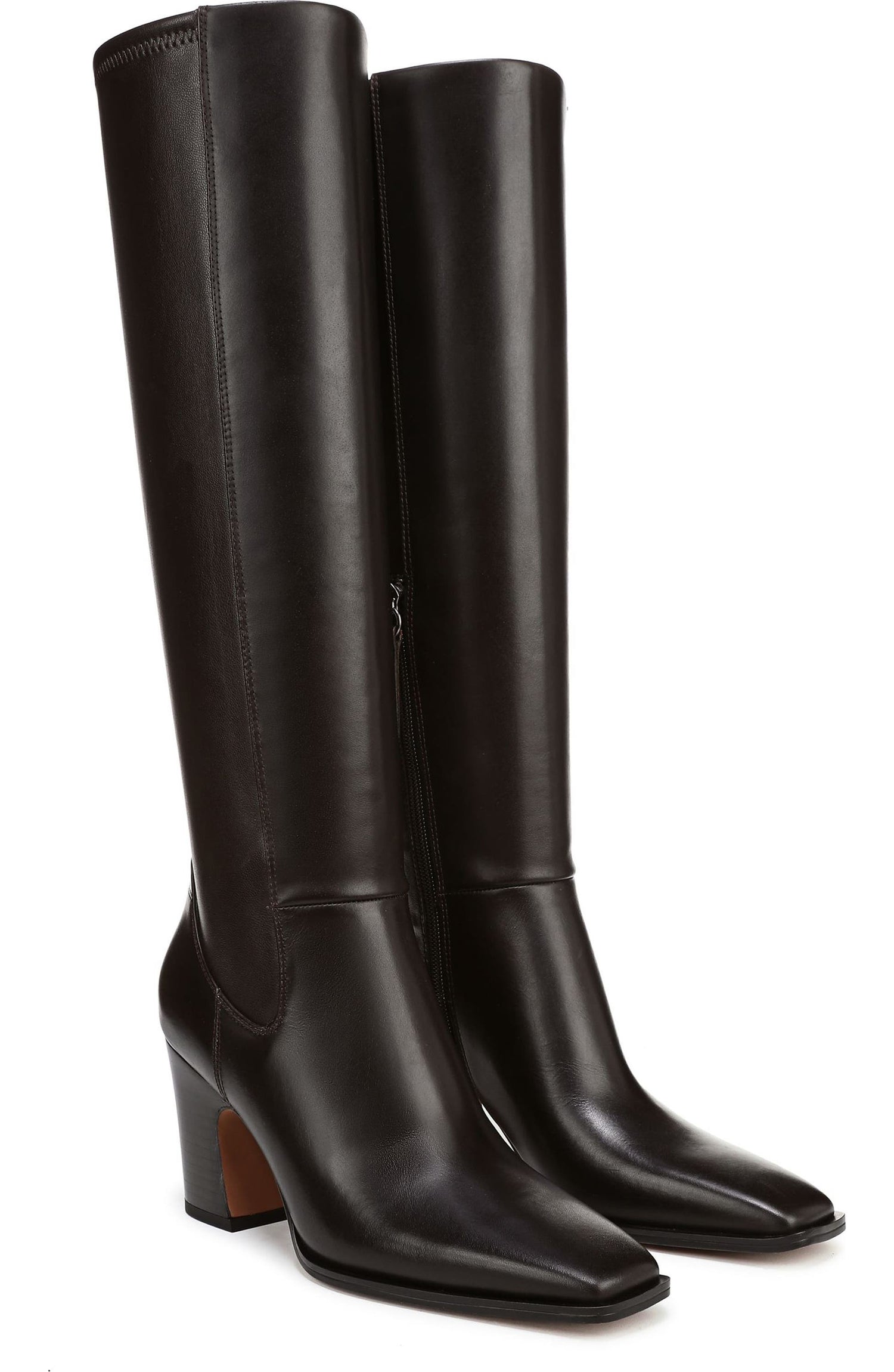 Dark Hickory Brown Wide Calf