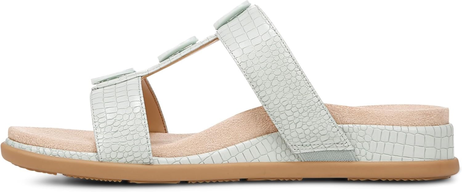 Vionic Women's Serra T-Strap Slip-On Supportive Sandals NW/OB