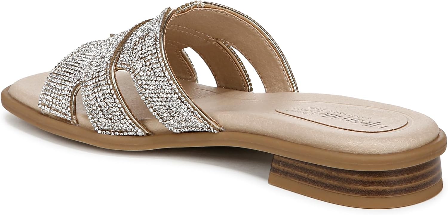 LifeStride Royalty Bit Women's Slide Sandal NW/OB