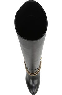 Veronica Beard Tarian Women's Tall Chain Boots NW/OB