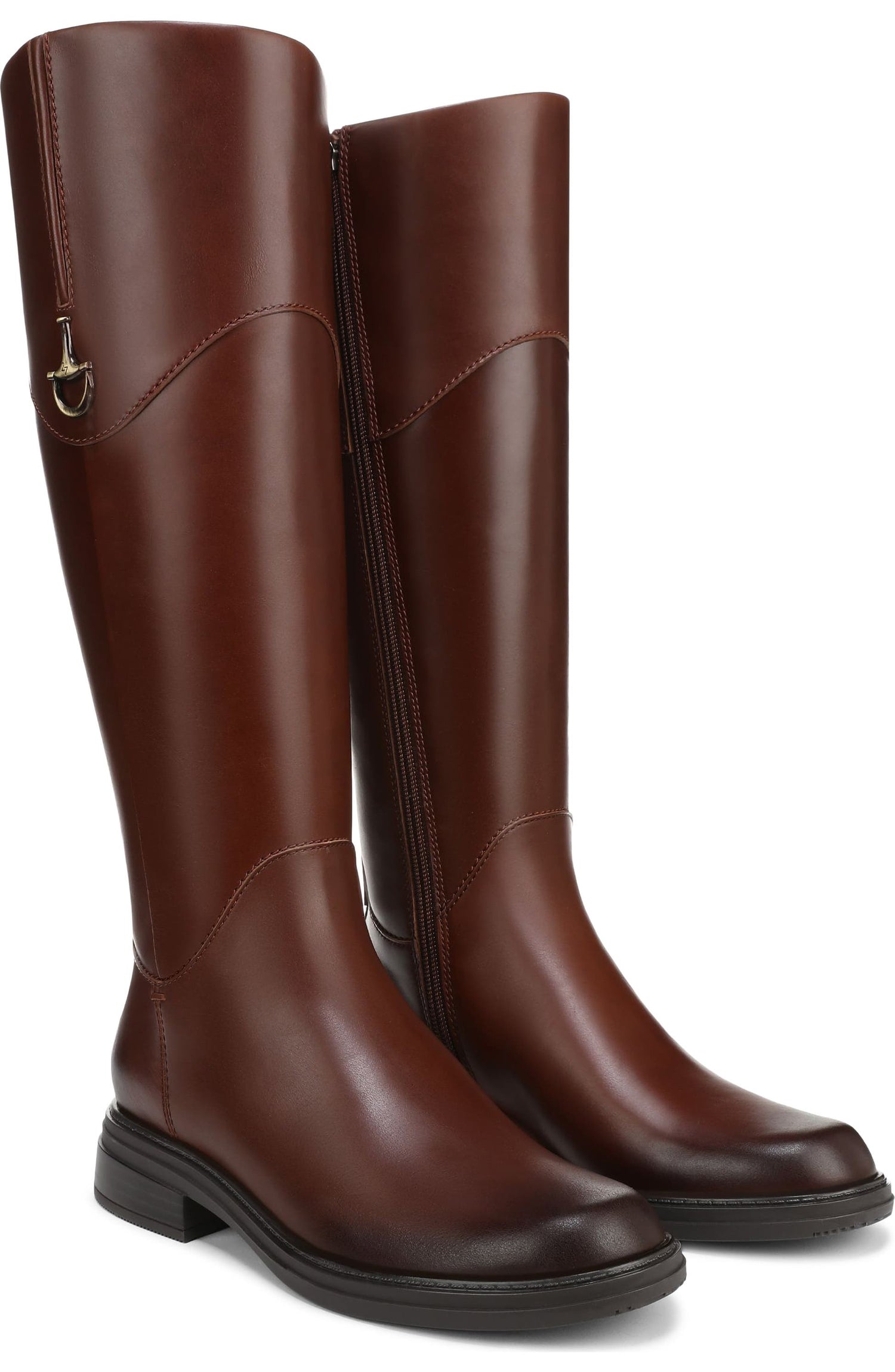 Rich Cognac Wide Calf