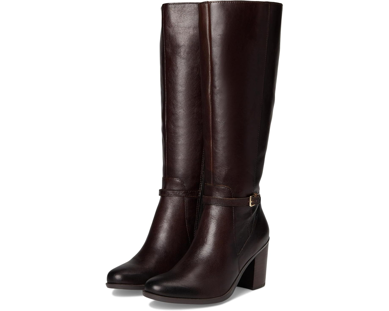 Dark Brown Wide Calf