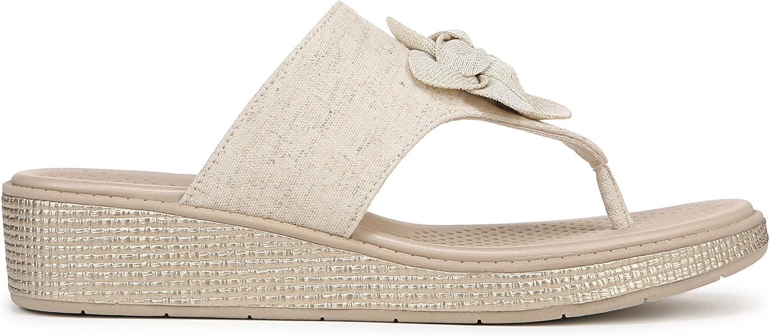 Bzees For Lifestride Women's Bloom Wedge Sandal NW/OB