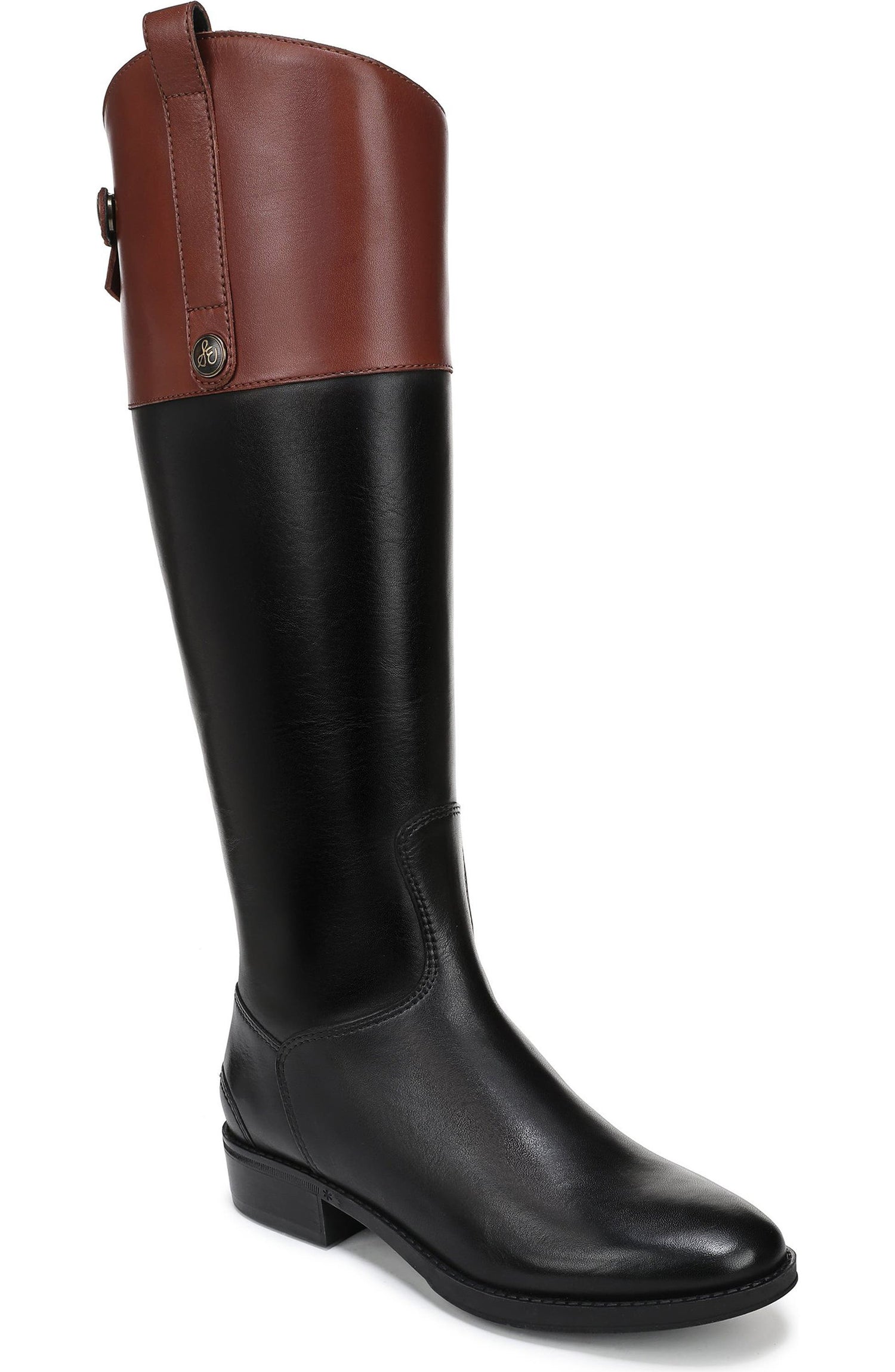 Black Stable Brown Wide Calf