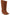 Dark Chestnut Brown Wide Calf