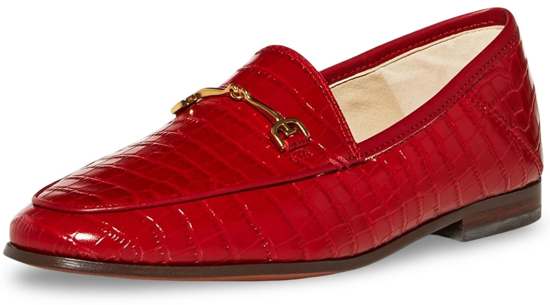Red Croc Patent Leather