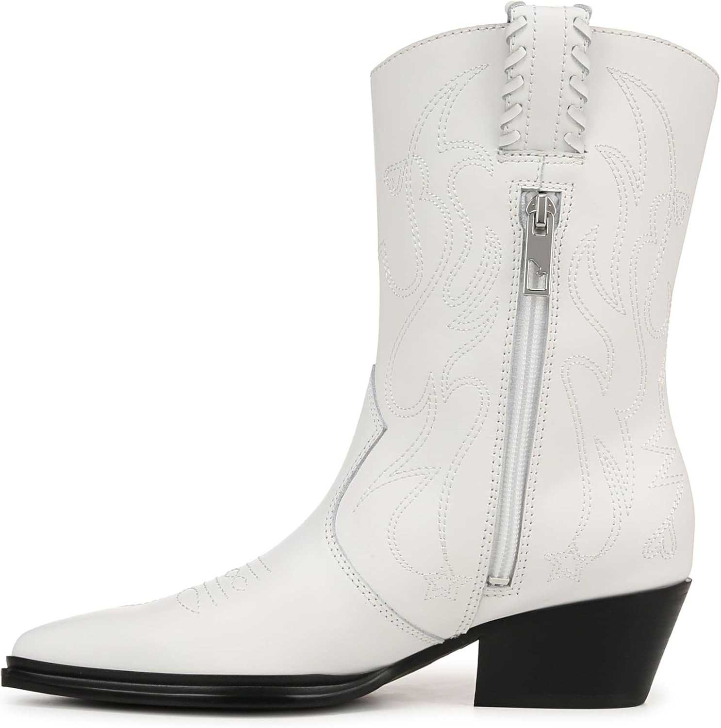 Franco Sarto Women's L-Bianca Mid Shaft Western Boot NW/OB