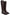 Brown Leather Wide Calf