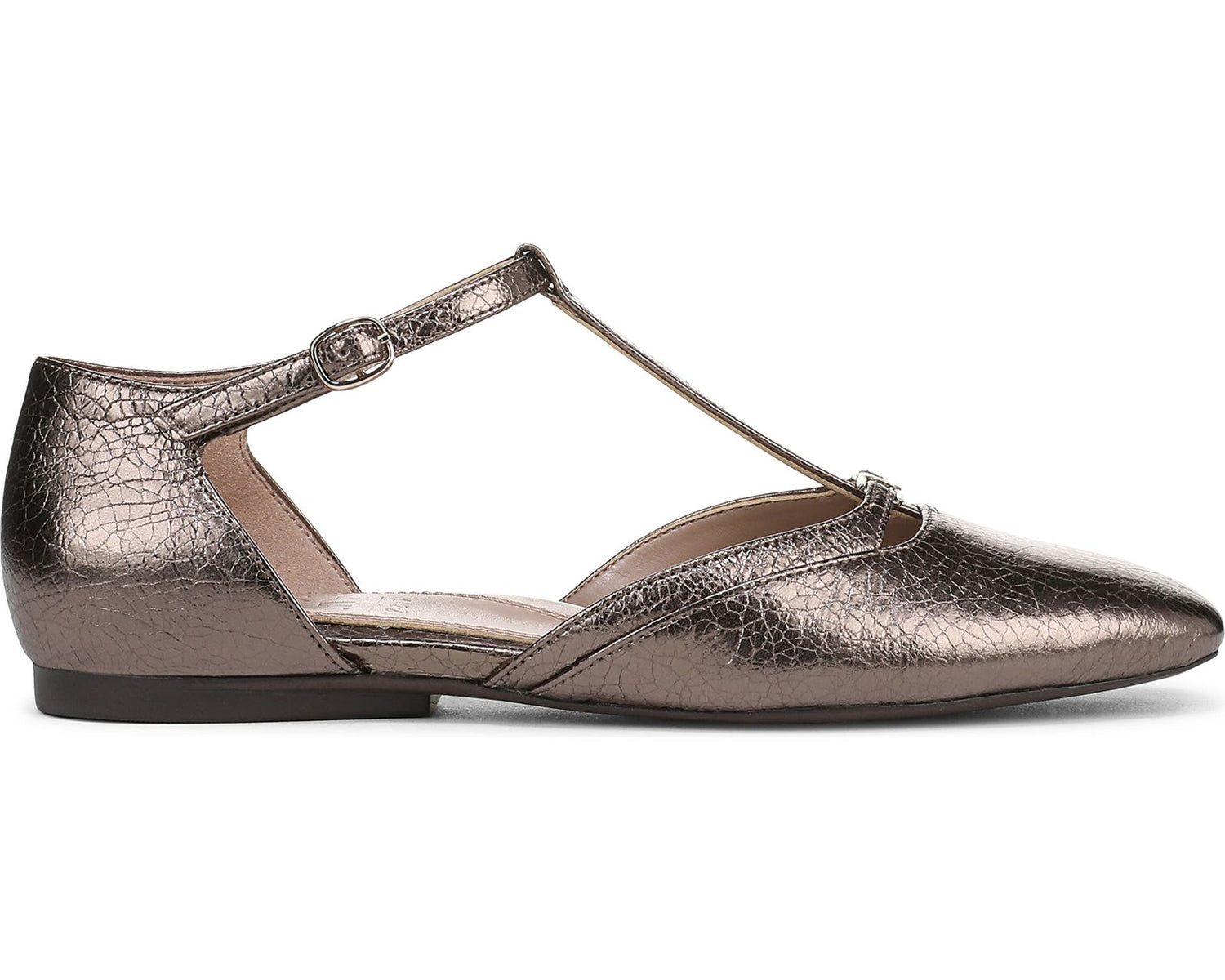 Naturalizer Caresse Women's T-Strap Flats NW/OB