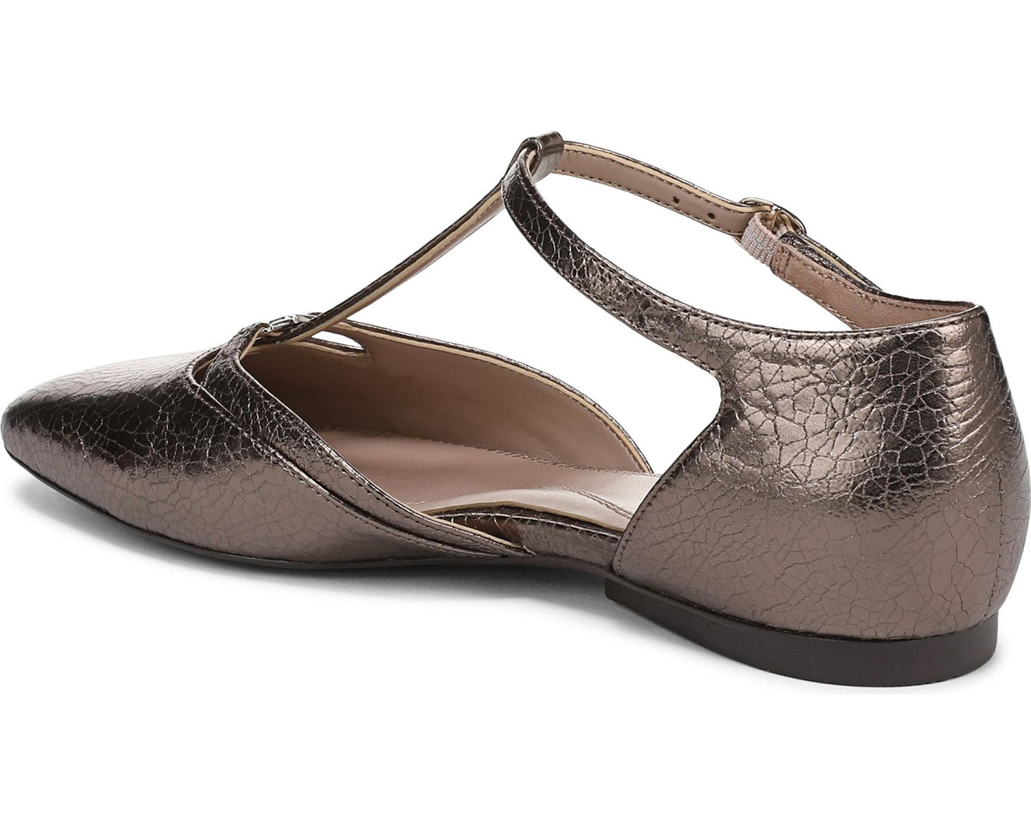 Naturalizer Caresse Women's T-Strap Flats NW/OB