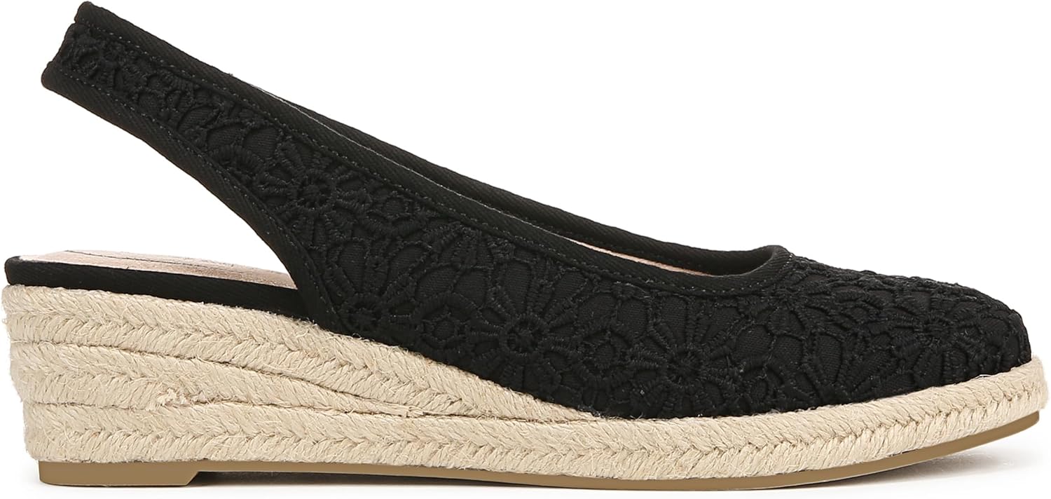 LifeStride Women's Kayden Espadrille Wedge Sandal NW/OB