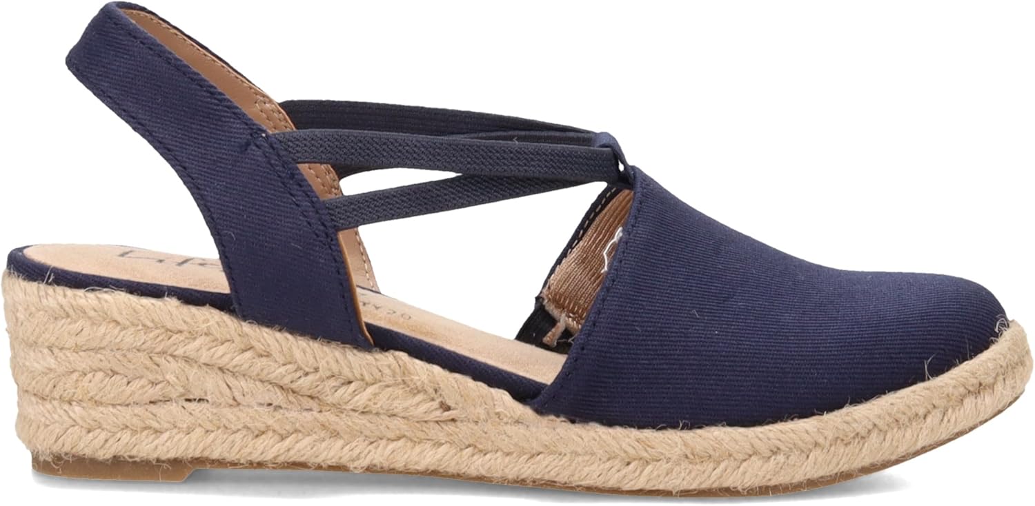 LifeStride Women's Katrina 2 Espadrille Wedge Sandal  NW/OB