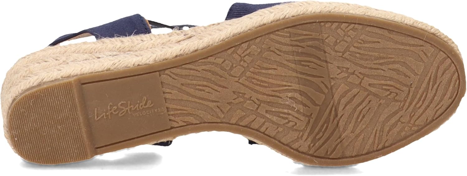 LifeStride Women's Katrina 2 Espadrille Wedge Sandal  NW/OB
