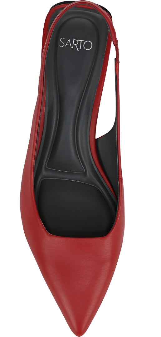 Franco Sarto Women's A-Gena Slingback Pointed Toe Pumps NW/OB