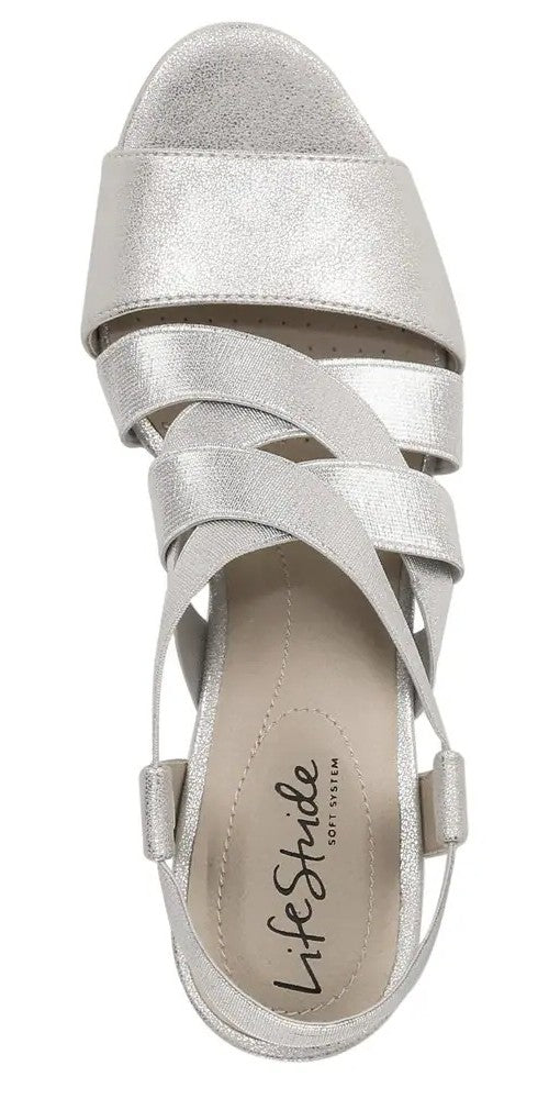 Lifestride Women's Charlotte Strappy High Heel Sandal NW/OB