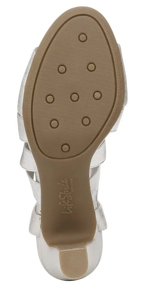 Lifestride Women's Charlotte Strappy High Heel Sandal NW/OB