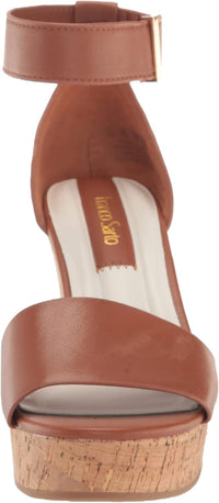 Franco Sarto Women's Clemens Cork Espadrille Wedge Sandal NW/OB