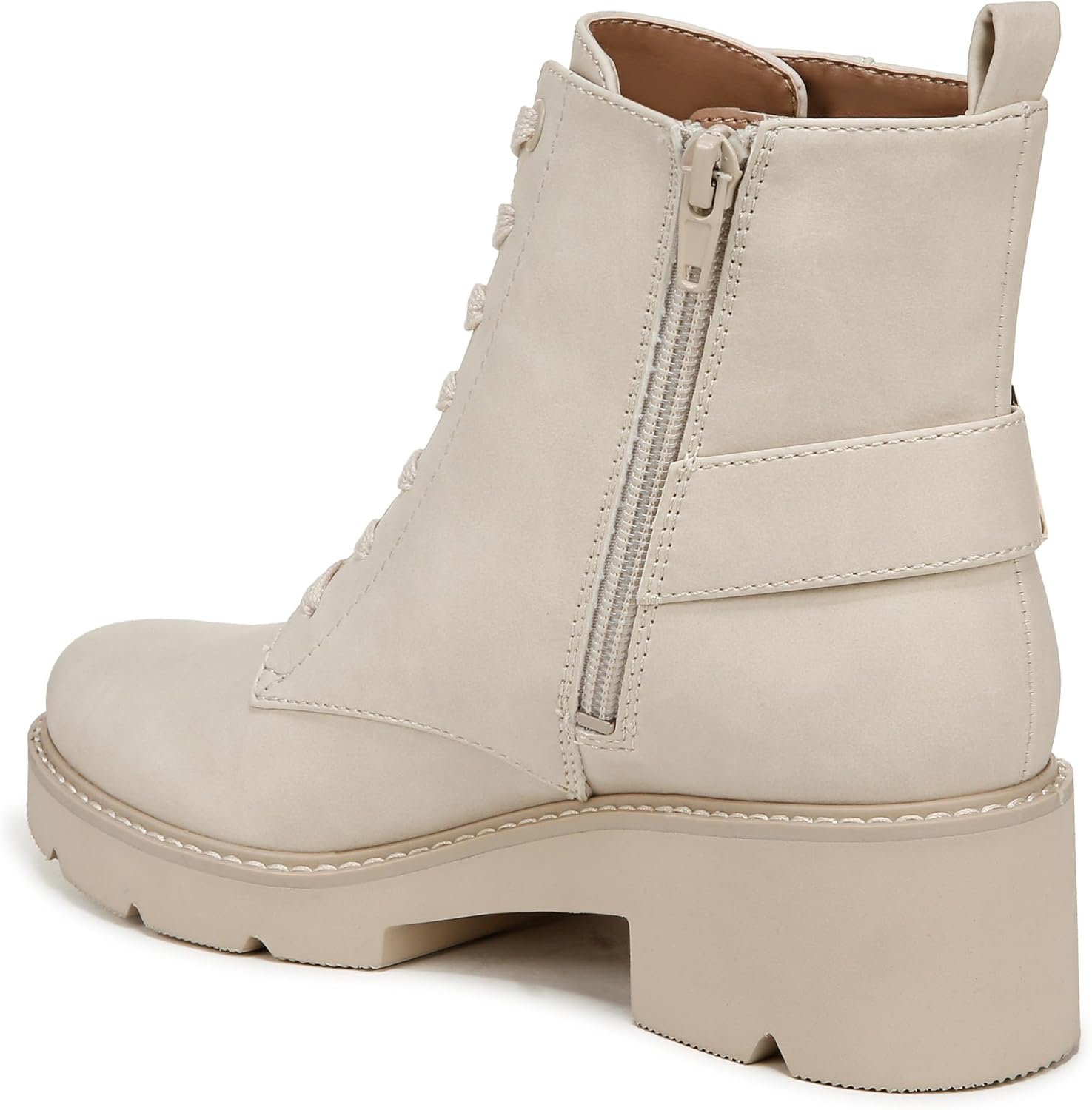 Naturalizer Womens Cabaret Bootie Lace Up Combat Boots NW/OB