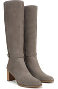 Stone Suede Wide Calf